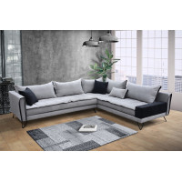 EVELINA καναπές οικιακού χώρου 290x250xH95 ταπετσαρία ΕΠΙΛΟΓΗΣ